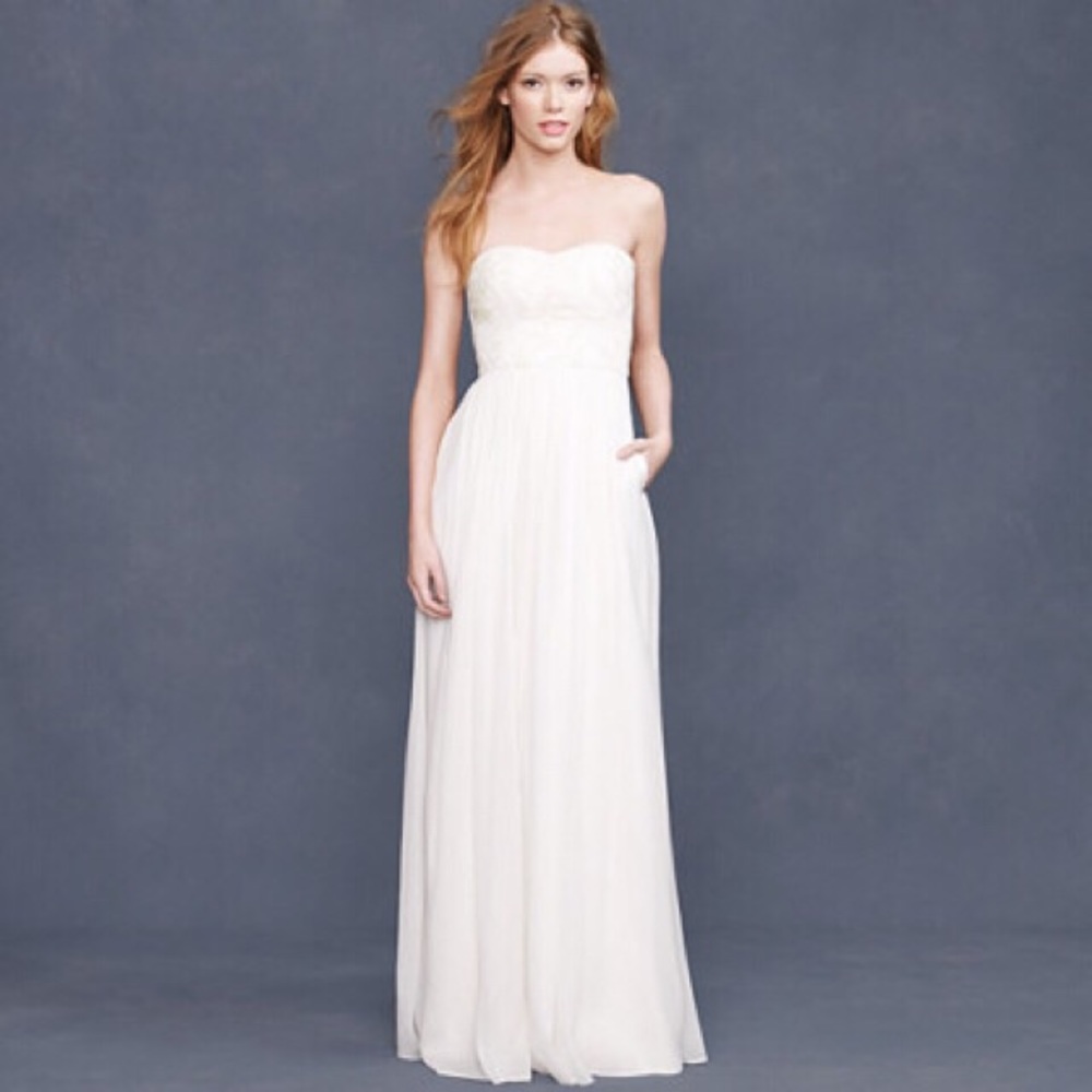 J.Crew Farrah Beaded Gown